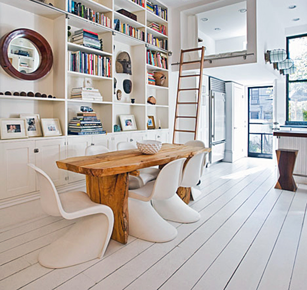 O noua moda mese rustice cu scaune moderne - O noua moda mese rustice cu scaune