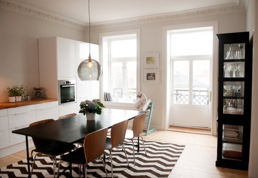 Un apartament al carui design prezinta influenta scandinave - Un apartament al carui design prezinta influenta