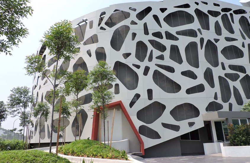 EQUITONE [natura] perforat, Taylor's International School, Malaezia - Fatadele Equitone - potential pentru un design autentic