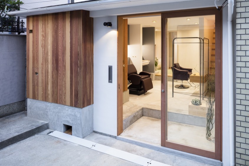 Salon de coafura in Nakazaki - un proiect impresionant al Shimpei Oda Architect’s Office - Salon