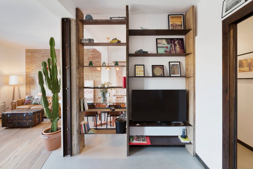 O amenajare moderna cu influente industriale pentru un apartament din Barcelona - O amenajare moderna cu