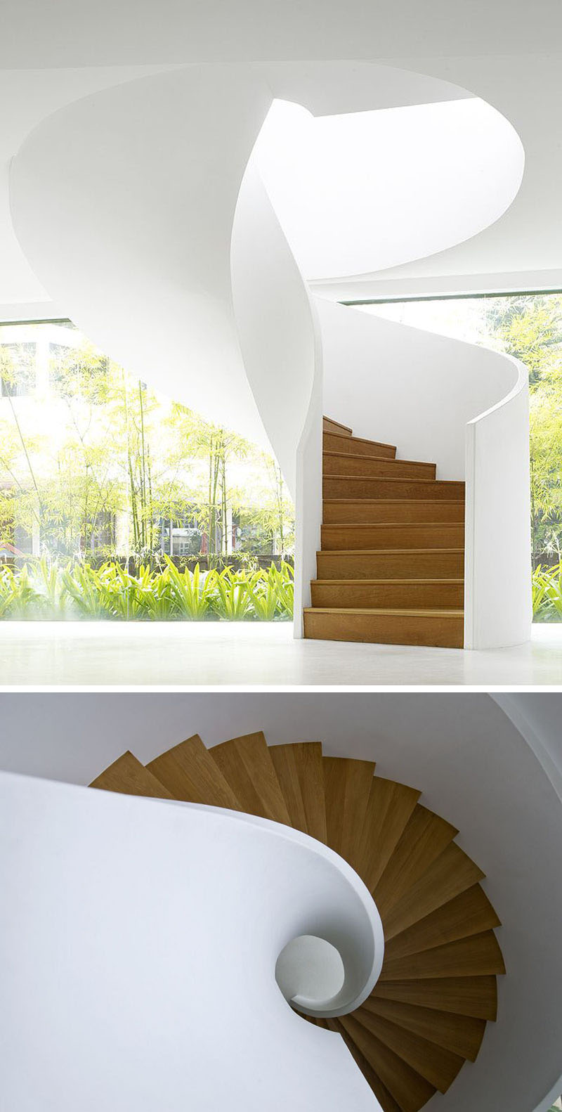 Exemple de scari elicoidale ce infrumuseteaza orice casa - Exemple de scări elicoidale ce înfrumusețează orice