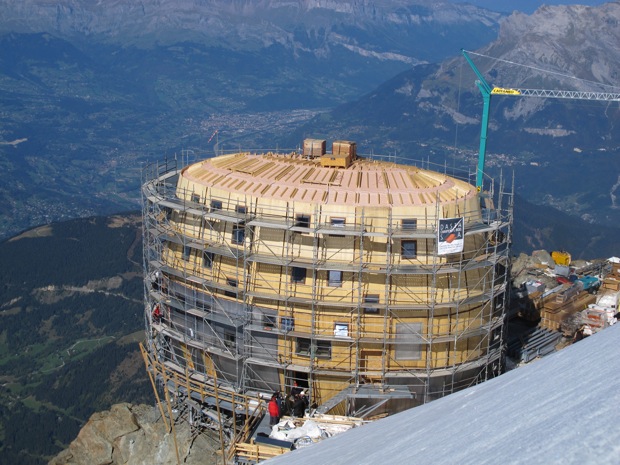 Refuge du Gouter cabana construita la cea mai mare altitudine din Alpii francezi - Refuge du