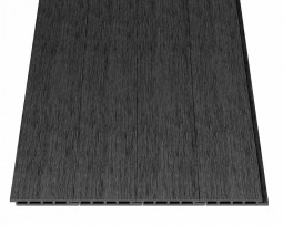 Panouri modulare riflaj decorative wpc GEPLAST Twix Full Claddy Charcoal - TWIX Full Claddy
