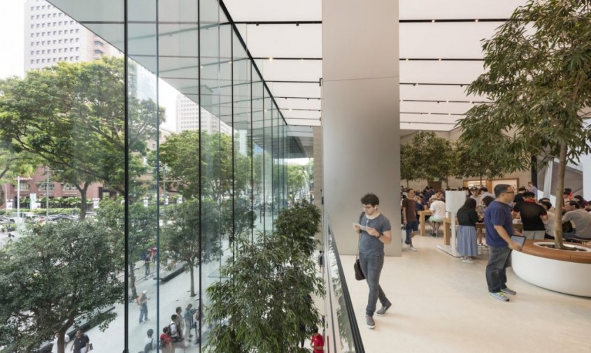 Magazinul Apple Orchard Road - Primul magazin Apple care este alimentat 100% cu energie regenerabilă