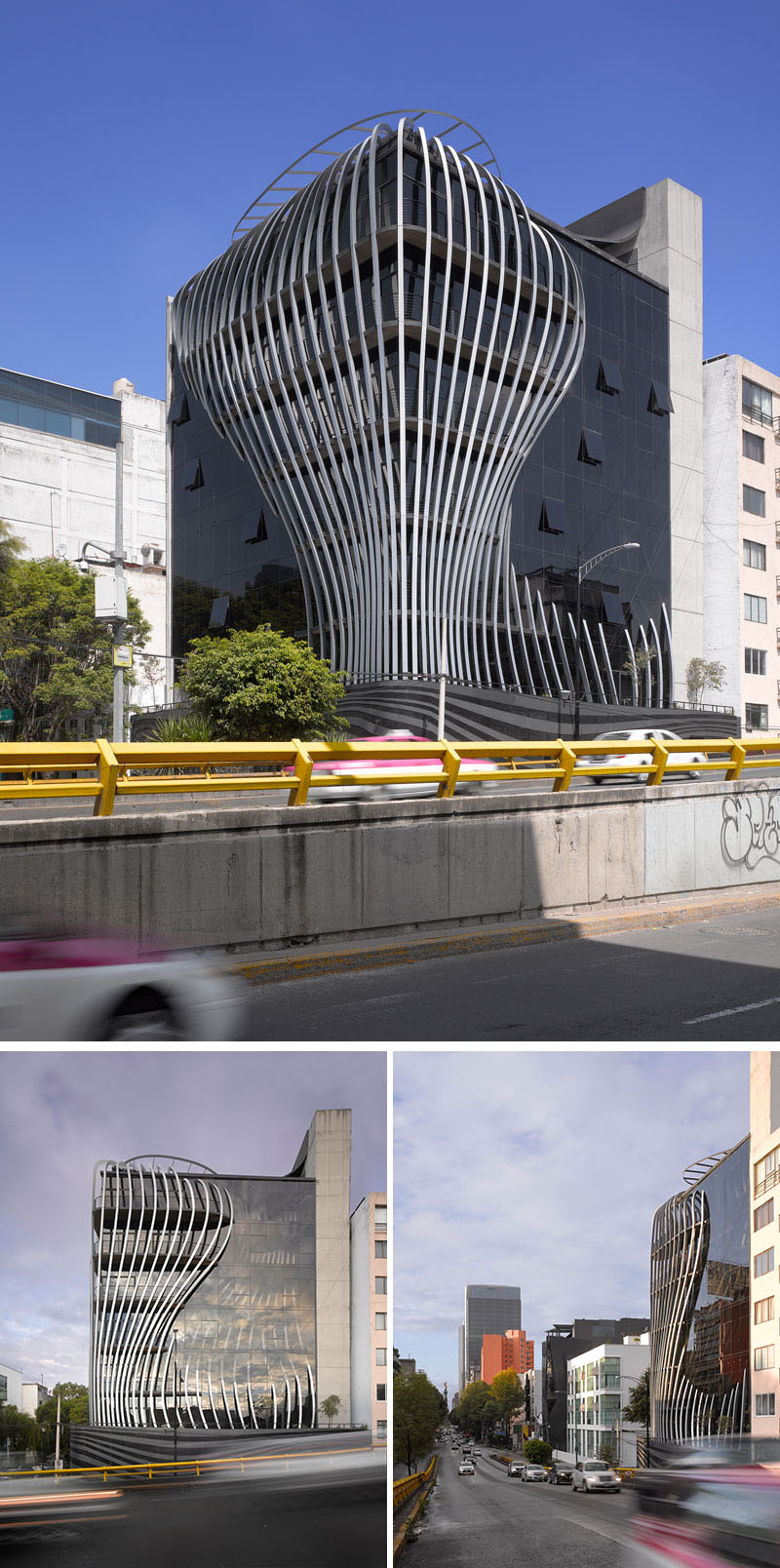 O clădire nouă din plăci metalice a fost proiectată în Mexico - O clădire nouă din