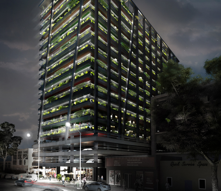 O cladire industriala va fi transformata intr-un spatiu modern cu terase pline cu vegetatie - O