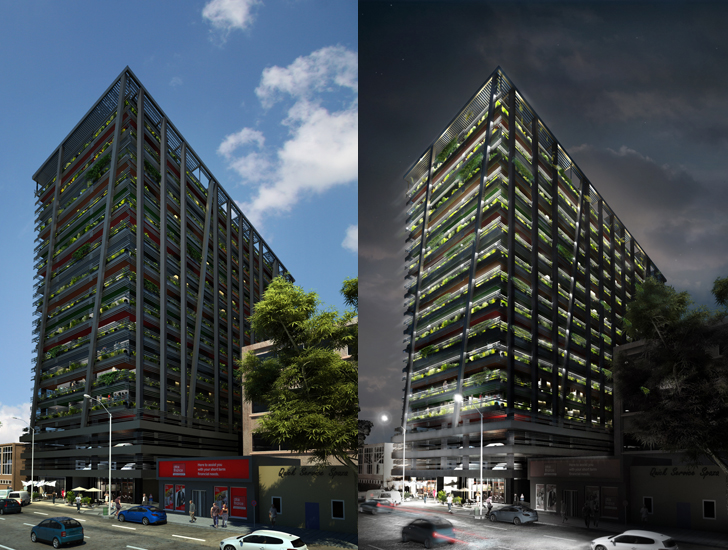 O cladire industriala va fi transformata intr-un spatiu modern cu terase pline cu vegetatie - O