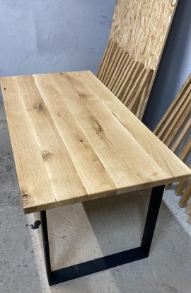Masa cu blat din lemn - Proiecte realizate de WOODCHOPSHOP