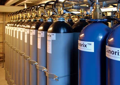 Solutie de stingere a incendiilor - Sinorix H2O mixul perfect pentru siguranta dubla - Gazul de