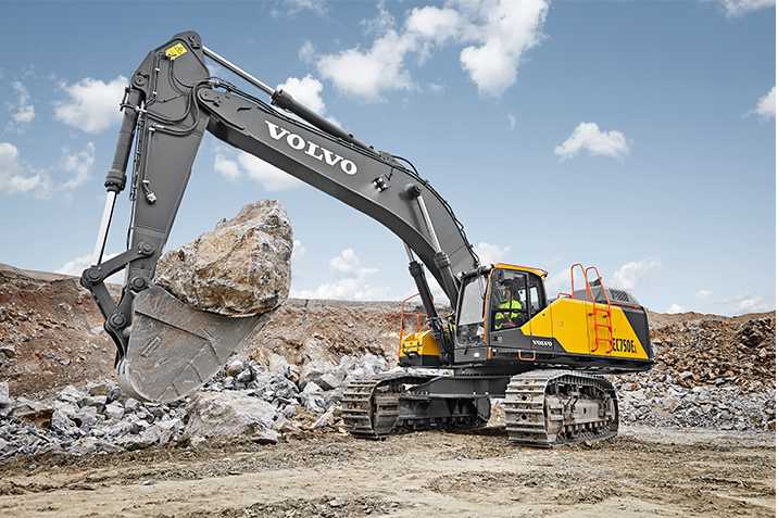 Excavatorul Volvo EC750E optimizeaza productivitatea si profitabilitatea - Excavatorul Volvo EC750E optimizeaza productivitatea si profitabilitatea