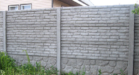 Gard din beton imitatie de caramida - Gard din beton imitatie de caramida