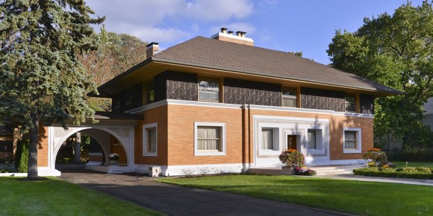 Casa Winslow - 150 de ani de la nașterea unui geniu: Frank Lloyd Wright