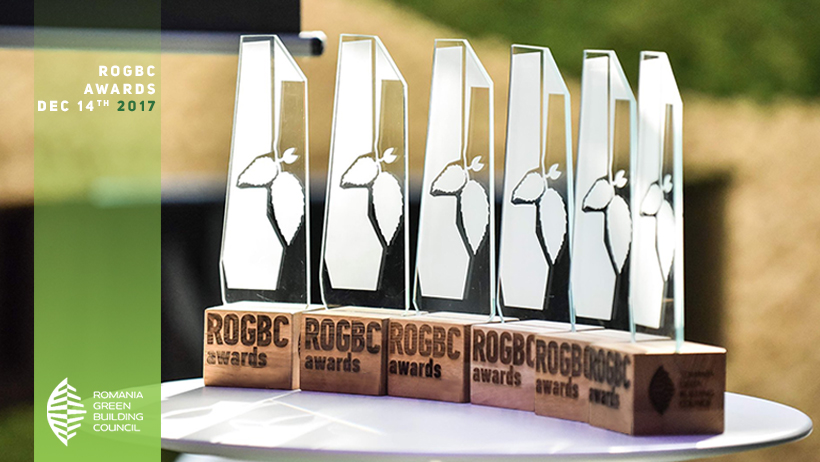 Premiile RoGBC - Romania Green Building Council lansează noua ediție a Premiilor RoGBC "Green Awards" 
