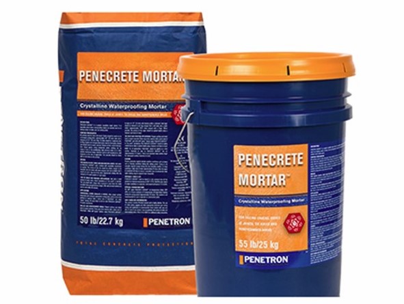 Material Penecrete Mortar - Reparatia si hidroizolarea suprafetelor, aplicare Penetron pe suprafete umede