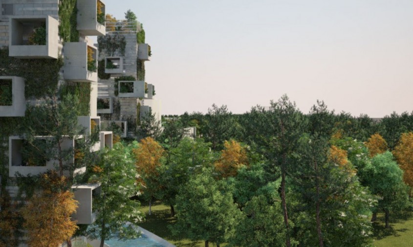 Orasul Padure - propunerea arhitectului Stefano Boeri pentru mai putina poluare - Orasul Padure - propunerea
