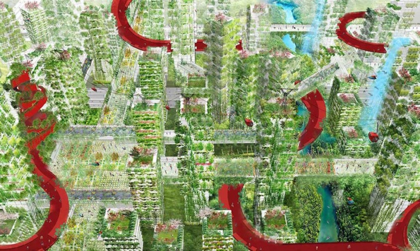 Orasul Padure - propunerea arhitectului Stefano Boeri pentru mai putina poluare - Orasul Padure - propunerea
