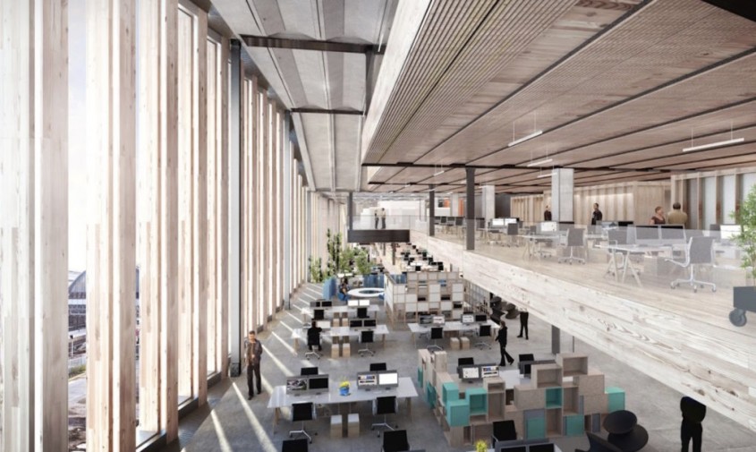Noul sediu central Google din Londra - Google dezvăluie detaliile gigantului "landscraper verde" pentru sediul central