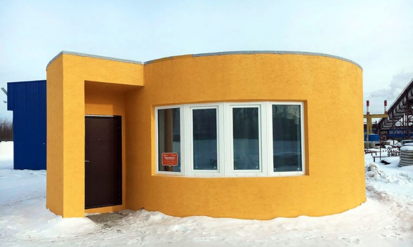 O casa mica imprimata 3D in doar 24 de ore - O casa mica imprimata 3D