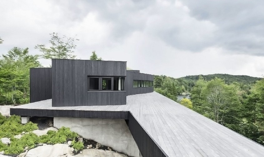 Casa in Quebec construita din materiale reciclate este 100% autonoma - Casa in Quebec construita din