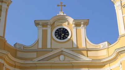 Orologiu la Basilica Oradea - Proiecte ORAEXACTA SYSTEMS SRL