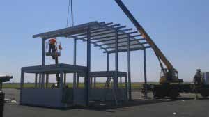 Proiect Punct de Trecere a Frontierei Nadlac - structuri metalice containere si constructii modulare - Proiect
