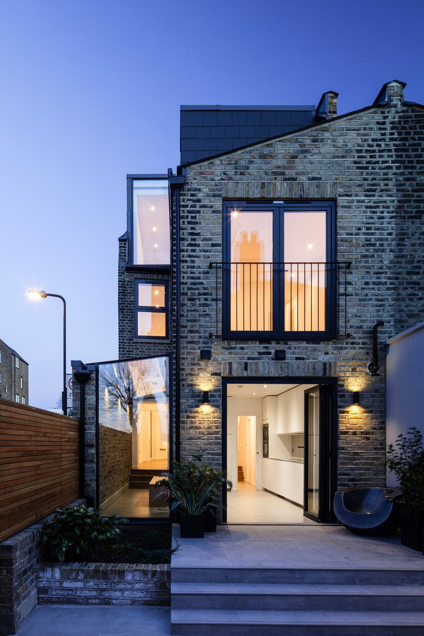 Extindere modernă a unei case vechi din nordul Londrei - Extindere modernă a unei case vechi