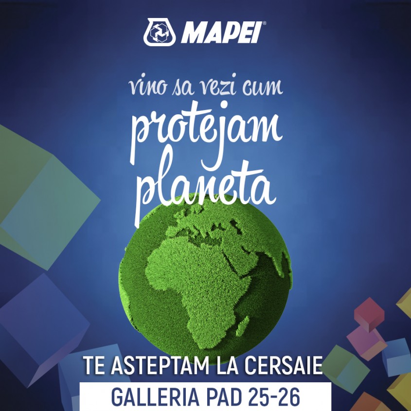 Vino sa vezi cum Mapei protejeaza planeta la Cersaie 2016! - Vino sa vezi cum Mapei