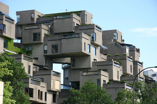 Habitat 67, Montreal, Canada (foto: Francis Bourgouin) - Habitat 67 (Montreal, Canada)