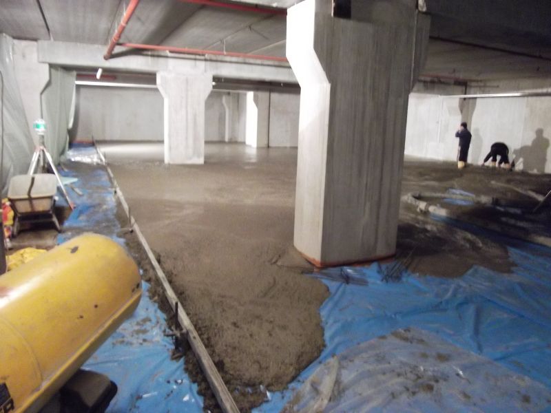 Hidroizolare parcare subterana - Turnarea betonului aditivat - Sistemul Penetron