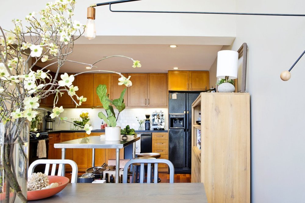 Un loft modern in San Francisco  - Ghivecele cu plante