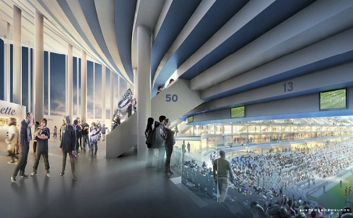  - Herzog&de Meuron prezinta planurile pentru noul stadion