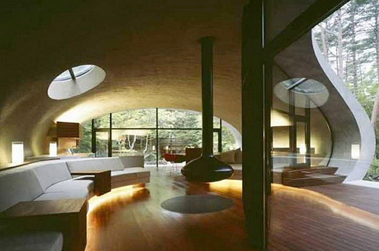 Foto: homedecorationinterior.com - Arhitectura organica "imblanzeste" principiile carteziene