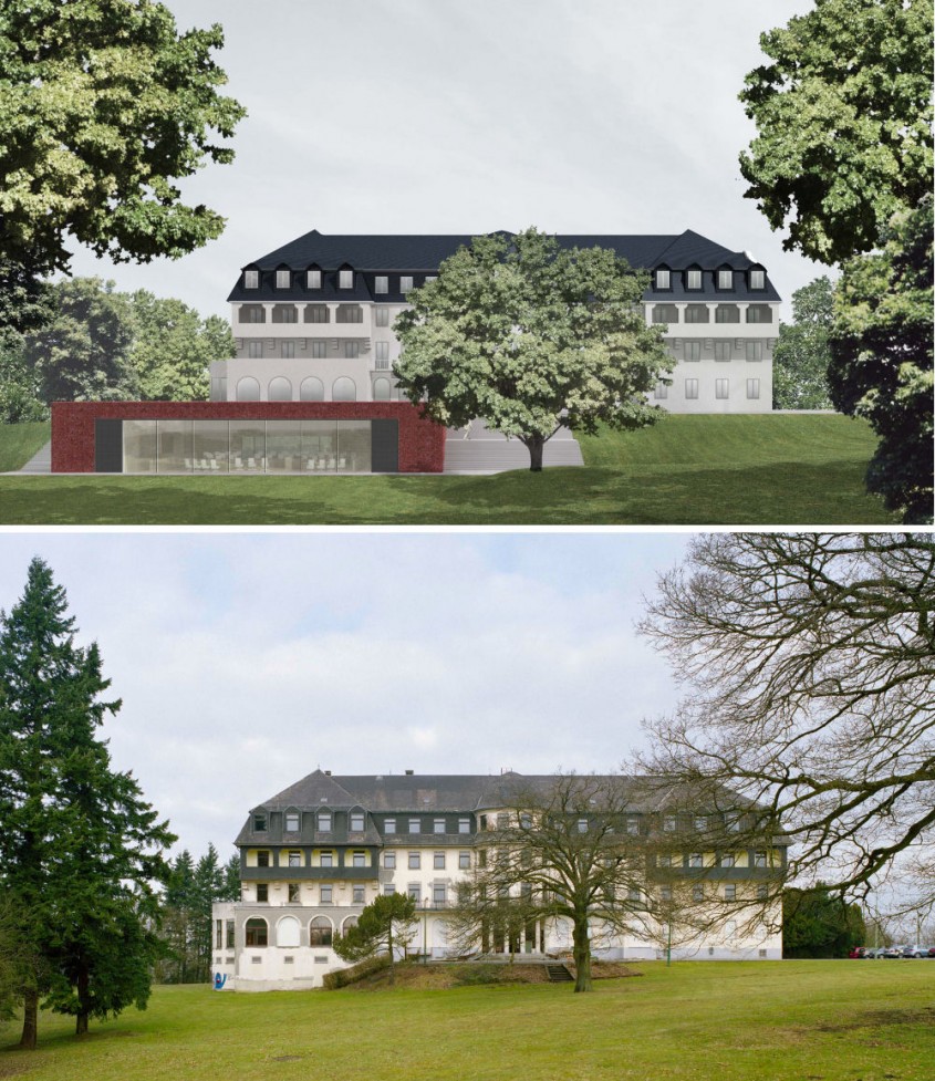 Reconversia unui fost sanatoriu belgian - Reconversia si extinderea unui fost sanatoriu belgian