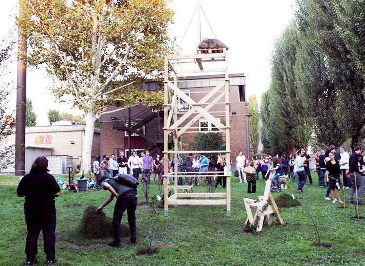 Dom pentru campusul Politecnico di Milano - Un dom se va construi din copaci vii care