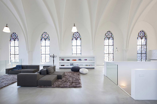 Biserica Residential XL din Utrecht transformata in locuinta - Biserica Rezidentiala XL din Utrecht Olanda transformata