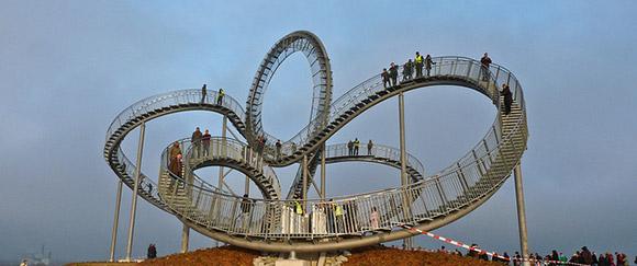 Crouching Tiger and Turtle - un rollercoaster pietonal in Germania - Crouching Tiger and Turtle -