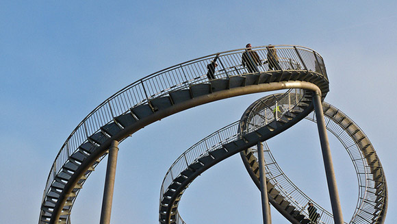 Crouching Tiger and Turtle - un rollercoaster pietonal in Germania - Crouching Tiger and Turtle -