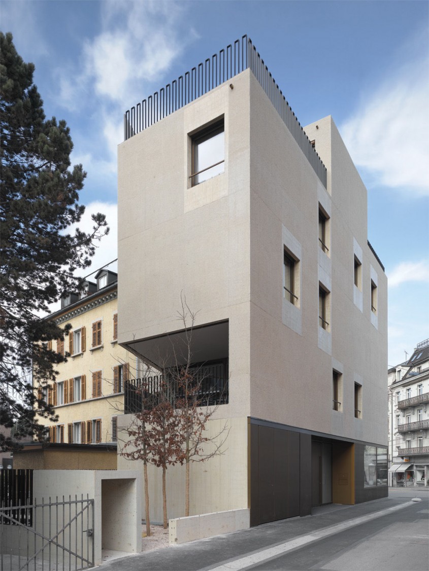 Monolit urban in Zurich - Monolit urban, arhitectura minimalista dar durabila in Zurich