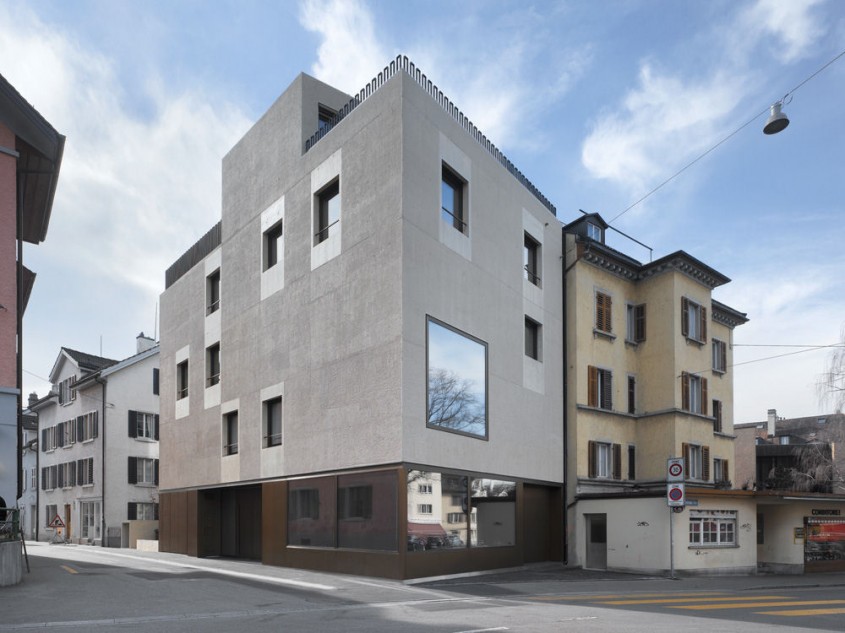 Monolit urban in Zurich - Monolit urban, arhitectura minimalista dar durabila in Zurich
