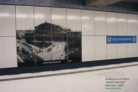 Panouri din tabla de otel emailat vitrifiat - Lucrare realizata - Lehrter bahnhof - Panouri din