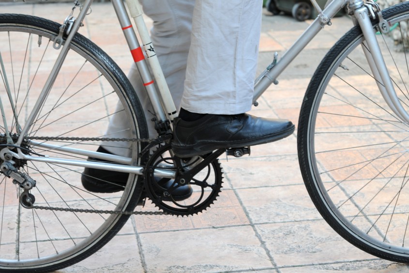 foto: Alina Miron - Daca e oras, sunt si biciclete. Uneori, "invizibile". (foto: Alina Miron)