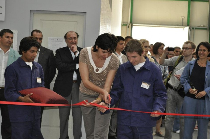 Inaugurarea Fabricii de mozaic - Inaugurarea FABRICII DE MOZAIC