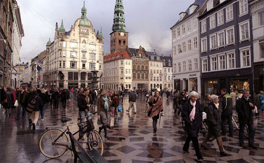 Cei mai fericiti cetateni din mediul urban sunt cei din Copenhaga in ciuda climei ploioase (foto