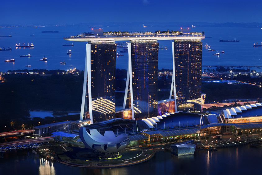 Marina Bay Sands Singapore (Fotografie Marina Bay Sands) - Hotelul Marina Bay Sands din Singapore (Fotografii