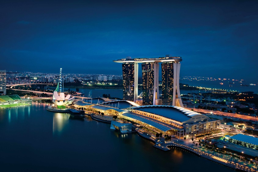 Marina Bay Sands Singapore (Fotografie Marina Bay Sands) - Hotelul Marina Bay Sands din Singapore (Fotografii