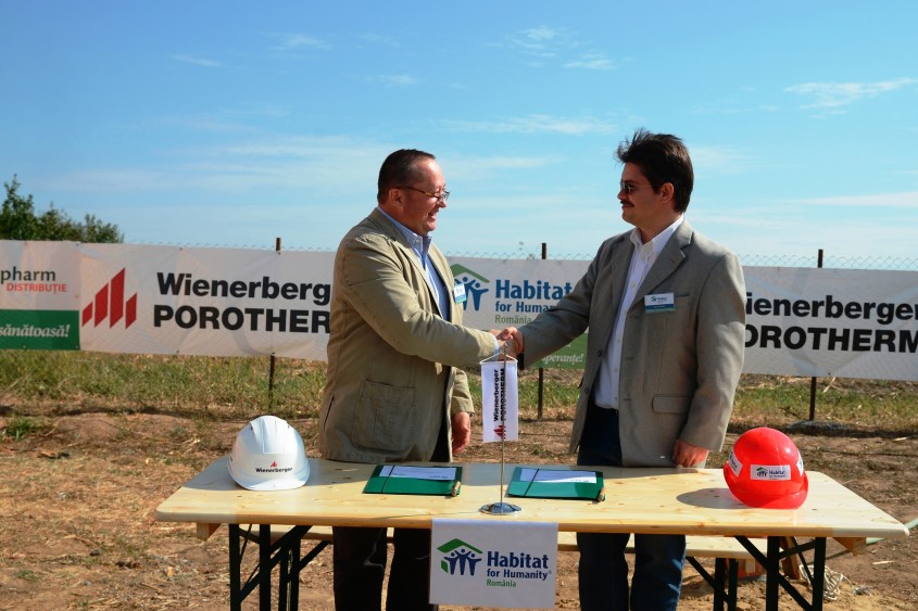 Wienerberger-Habitat, parteneriat - Parteneriat intre Wienerberger si Habitat