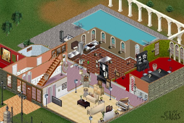 Decorurile interioare cu functionalitati specifice imita perfect realitatea (foto via thesims com) - In The Sims