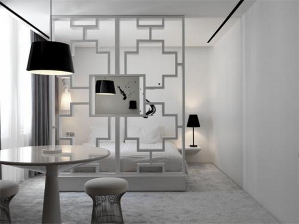 Black-and-White-Interior-of-The-Club-Hotel-by-Ministry-of-Design - Negru: o nonculoare puternica