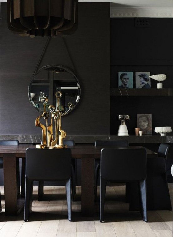 impressive-black-interior-design-with-gold-and-orange-accents-3-554x758 - Negru: o nonculoare puternica